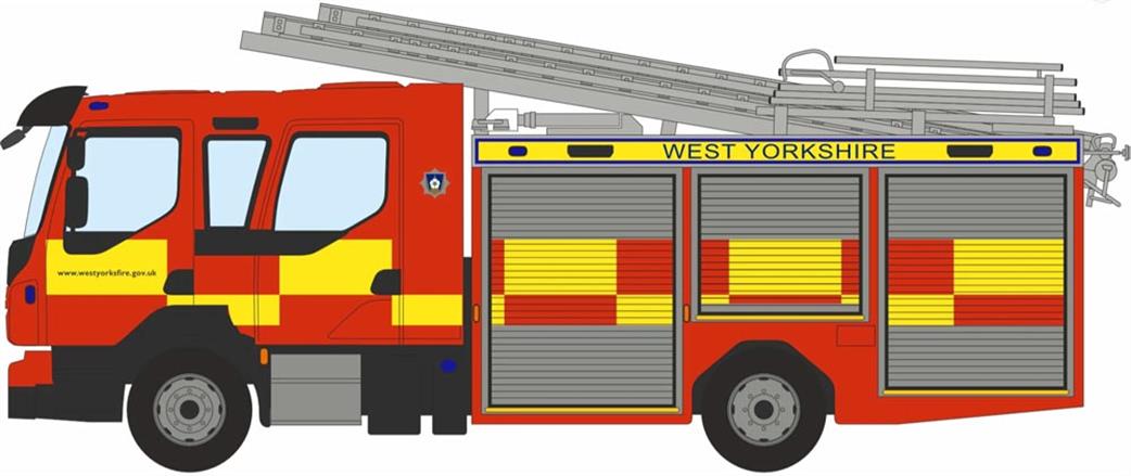 Oxford Diecast 1/148 NVEO001 Volvo FL Emergency One West Yorkshire Fire & Rescue