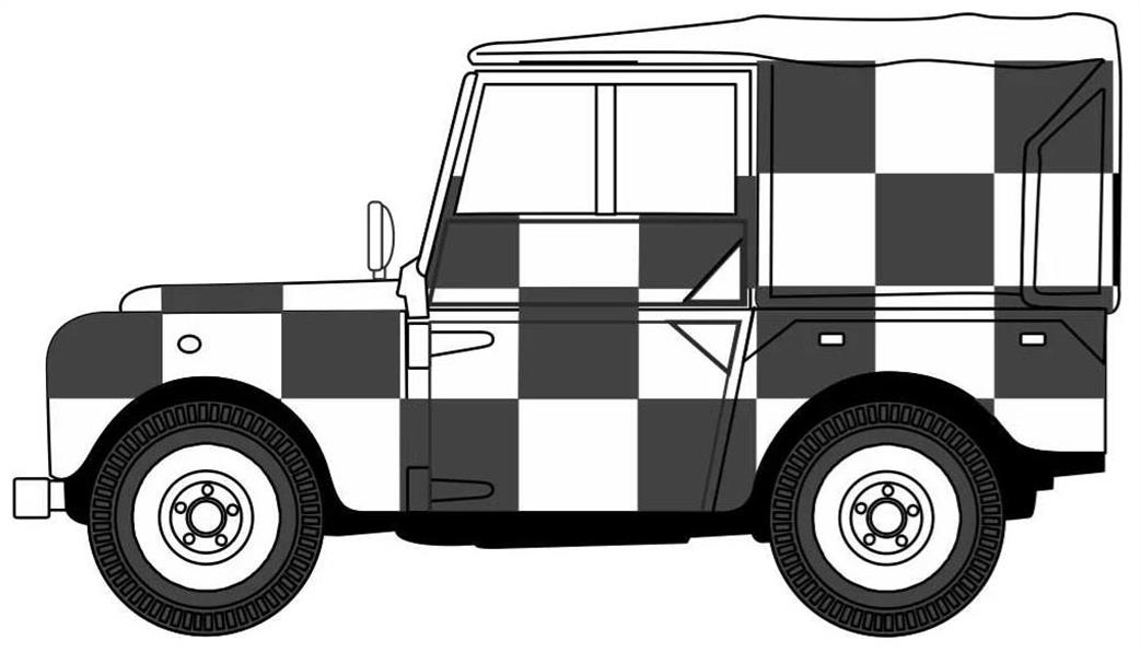 Oxford Diecast 1/43 43LAN180009 Land Rover Series I 80 Inch RAF Tripoli Desert Rescue