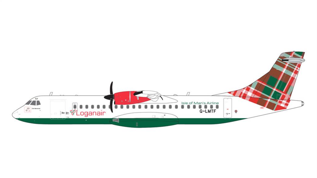 Gemini Jets 1/200 G2LOG1375 Loganair ATR 72-600 G-LMTE in the green livery