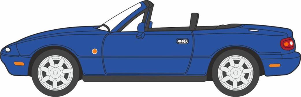 Oxford Diecast 1/76 76MAZ003 Mazda MX5 Mk1 Open Mariner Blue