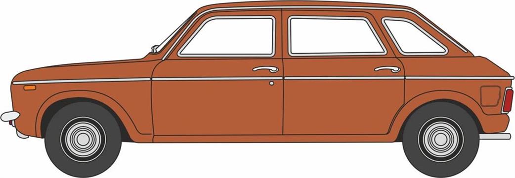 Oxford Diecast 1/76 76MX005 Austin Maxi Russet Brown