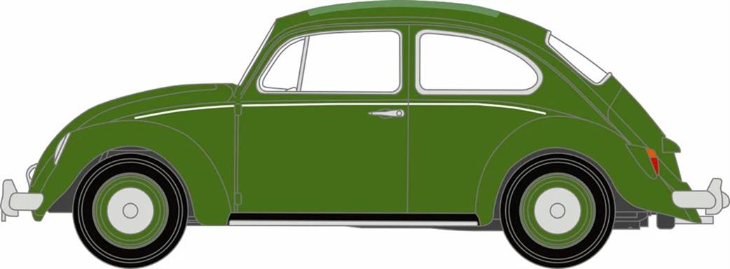 Oxford Diecast 1/76 76VWB013 VW Beetle Rush Green