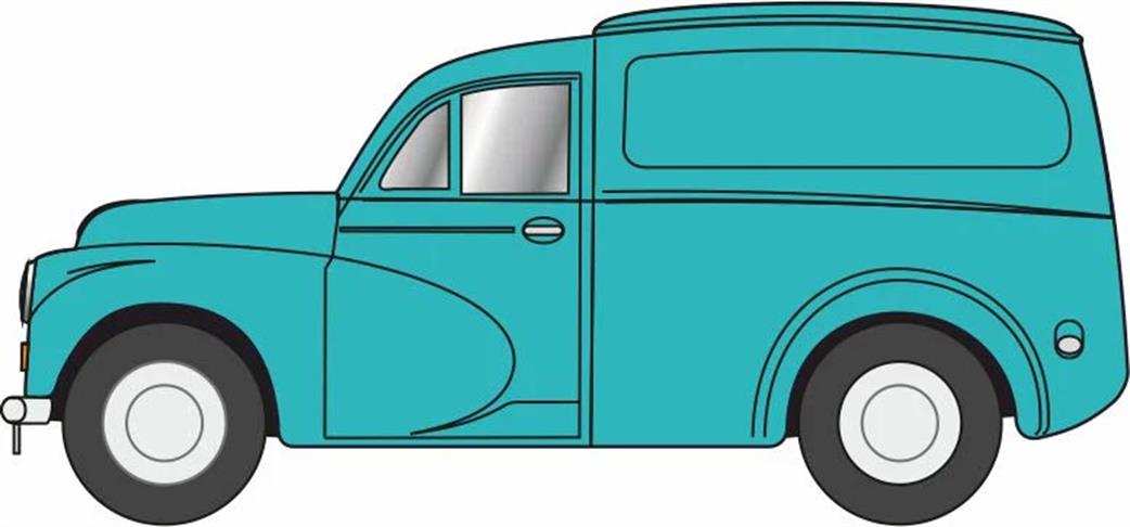 Oxford Diecast 1/76 76MM062 Morris 1000 Van Aqua
