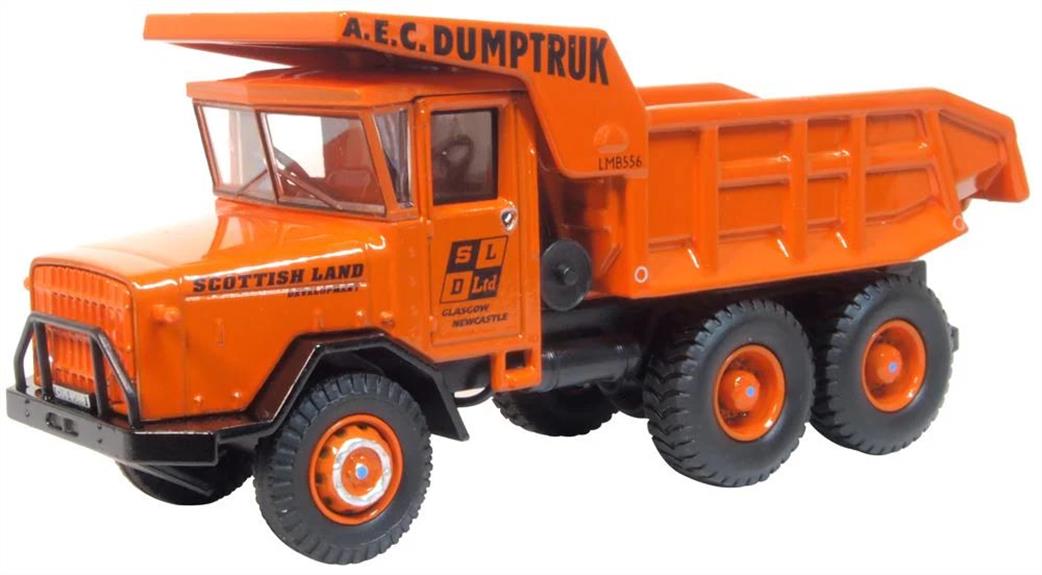 Oxford Diecast 1/76 76ACD004 AEC 690 Dump Truck Scottish Land Development
