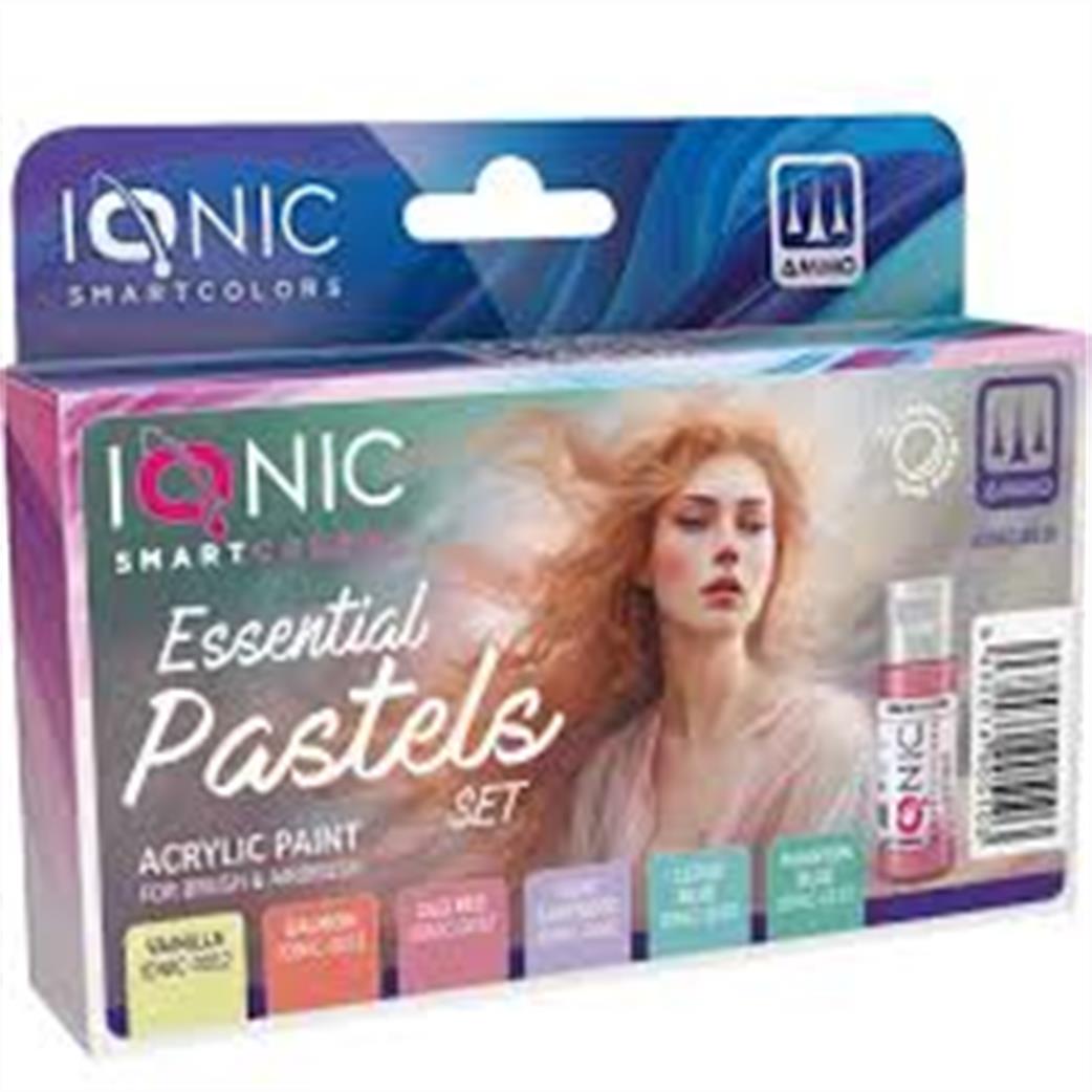 Ammo of Mig Jimenez  IONIC-0510 Ionic Essential Pastels 6 Colour Paint Set