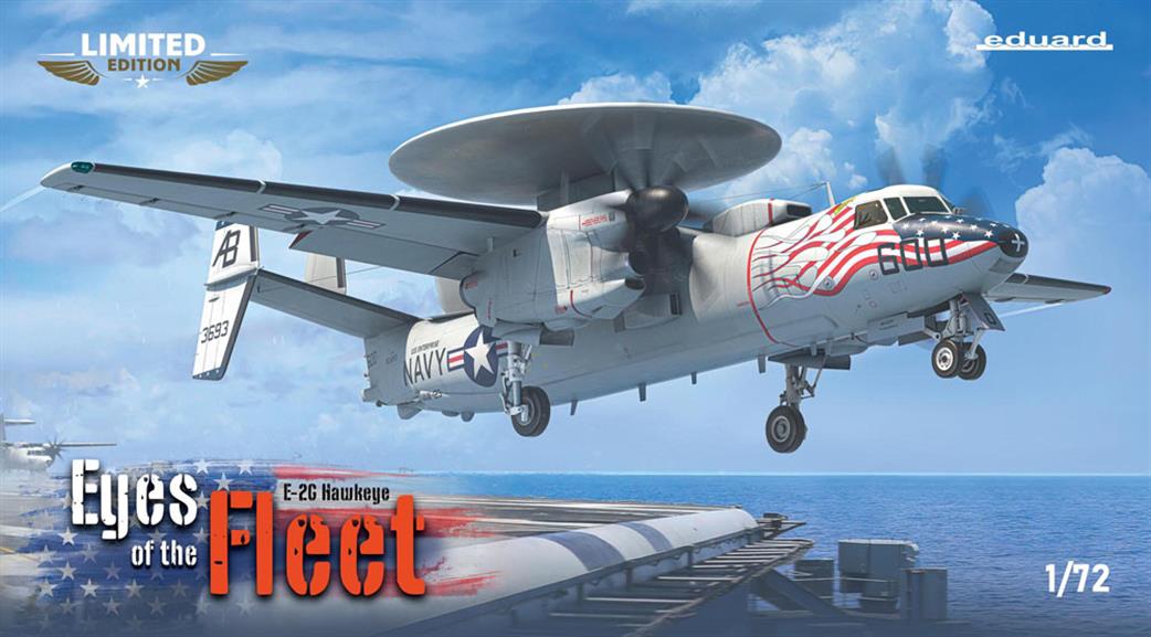 Eduard 1/72 2153 E-2C Hawkeye Early Warning Eyes Of The Fleet Aircraft Plastic Kit