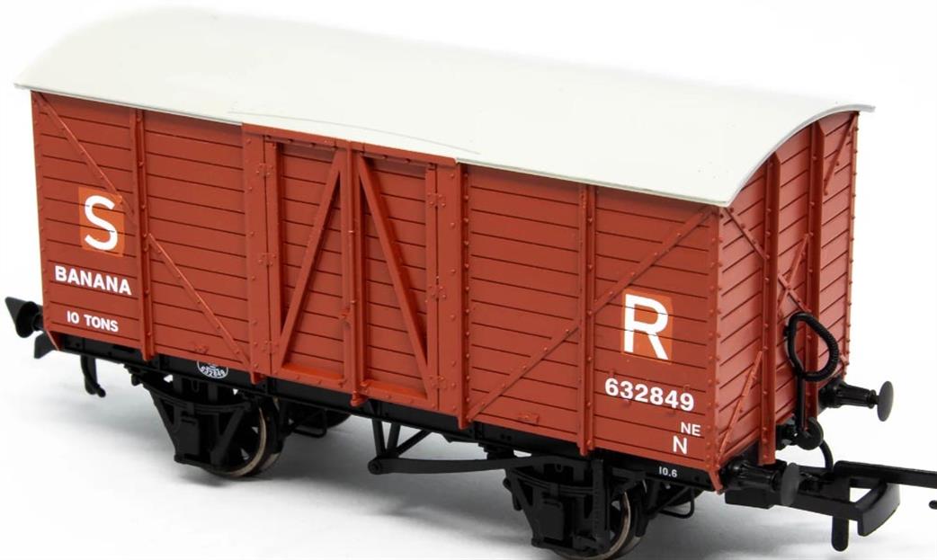 Oxford Rail OO OR76BAN004 GE Banana Van Patched SR 632849 Model