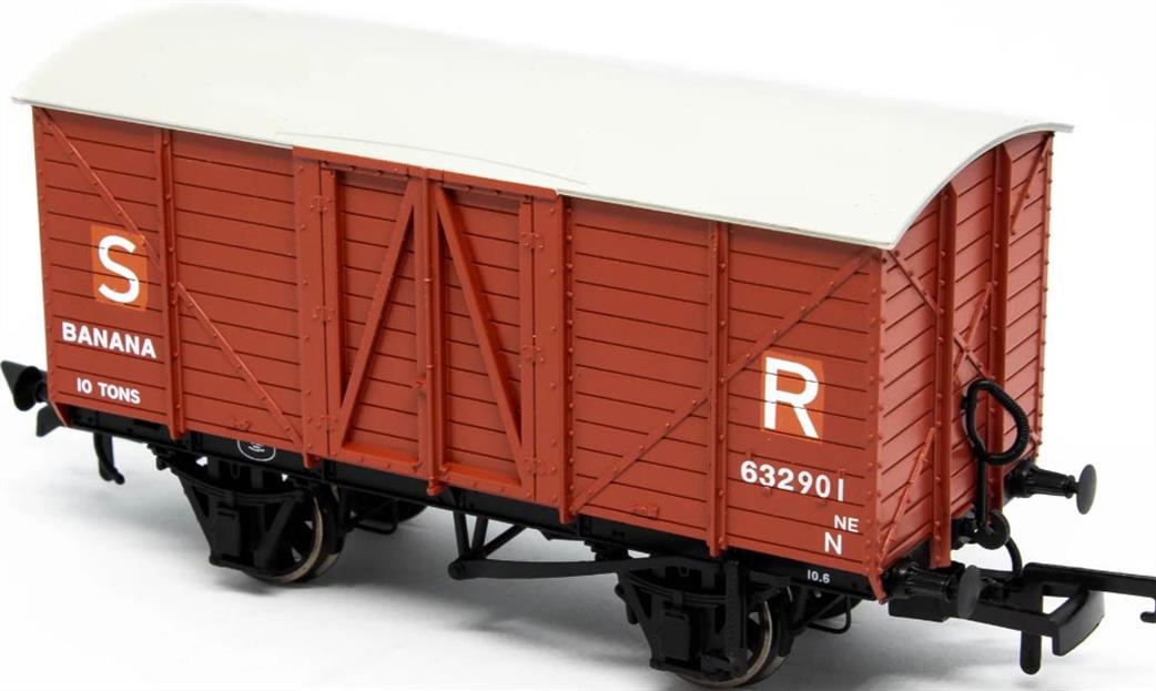 Oxford Rail OO OR76BAN004B GE Banana Van Patched SR 632901 Model