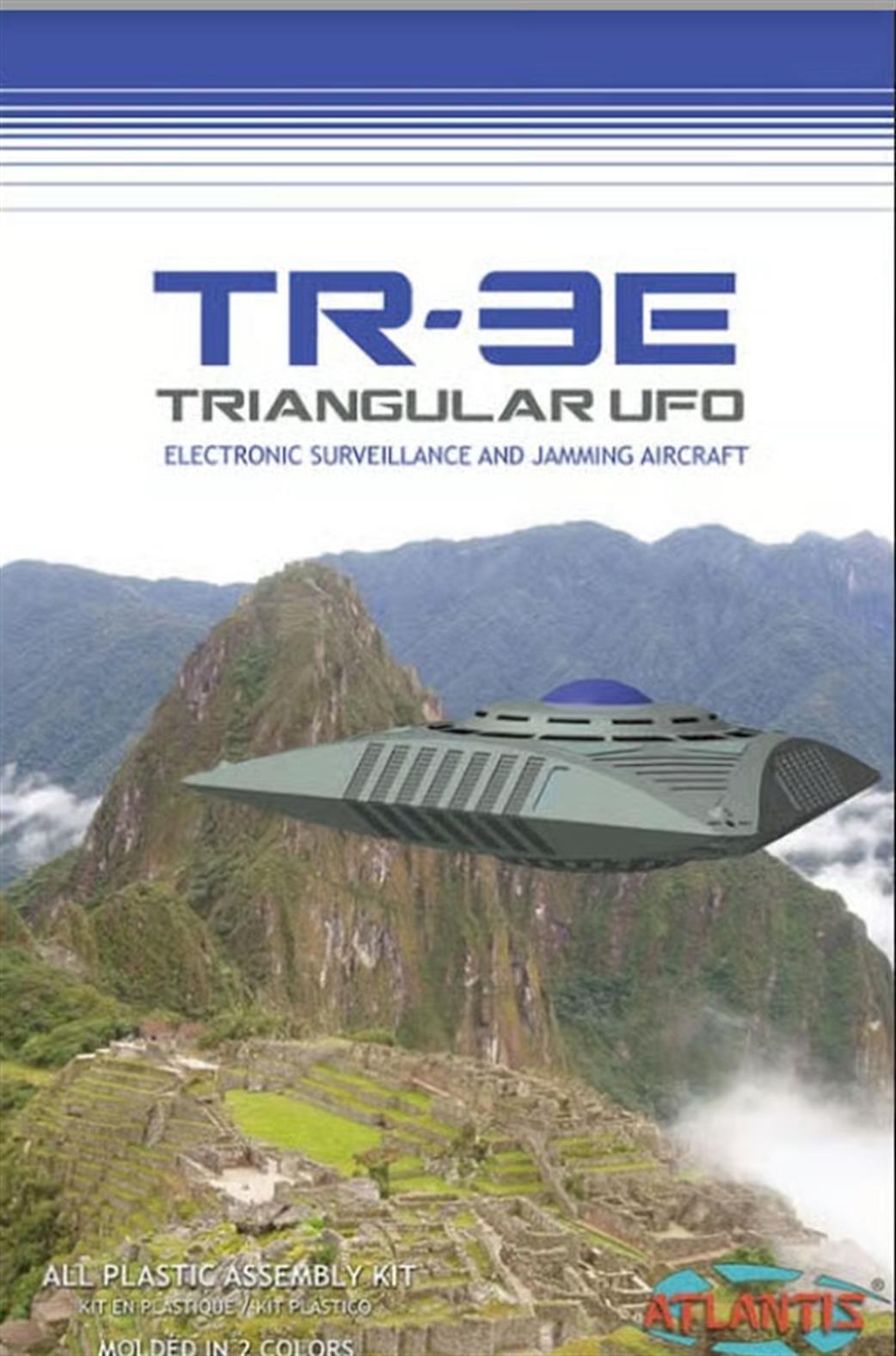 Atlantis 1/8 MAC-1011 TR-3E Triangular UFO Electronic Suiveillance and Jamming Aircraft Kit