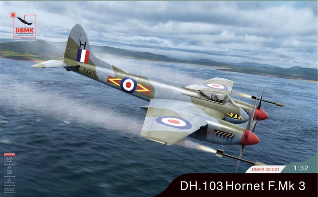 DBMK Models  1/32 DBMK32001 DH Hornet 3 RAF Versions plastic kit