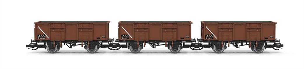 Hornby TT:120 TT6039 BR 21T Mineral wagon Triple Pack 313093 313075 313127