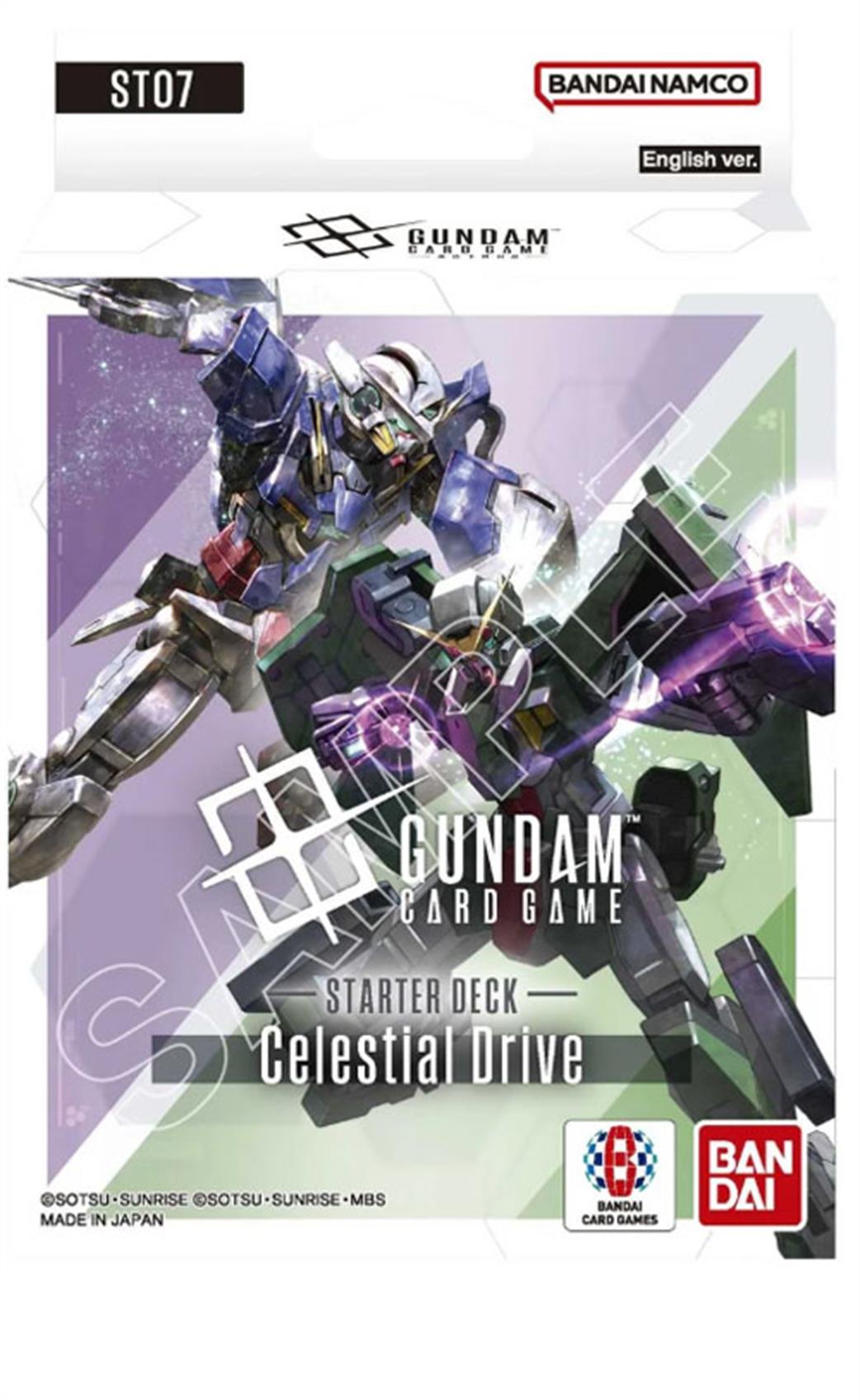 Bandai  ST07 Gundam CCG Celestial Drive Starter Deck