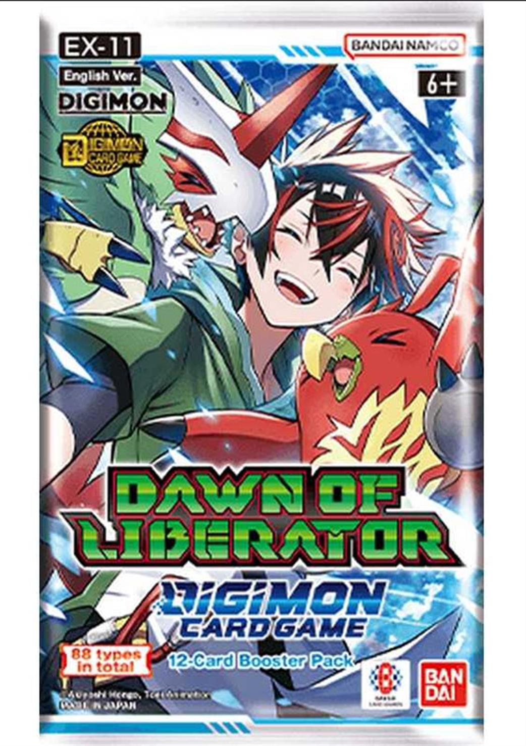 Bandai  EX11 Digimon Dawn Of Liberator Extra Booster