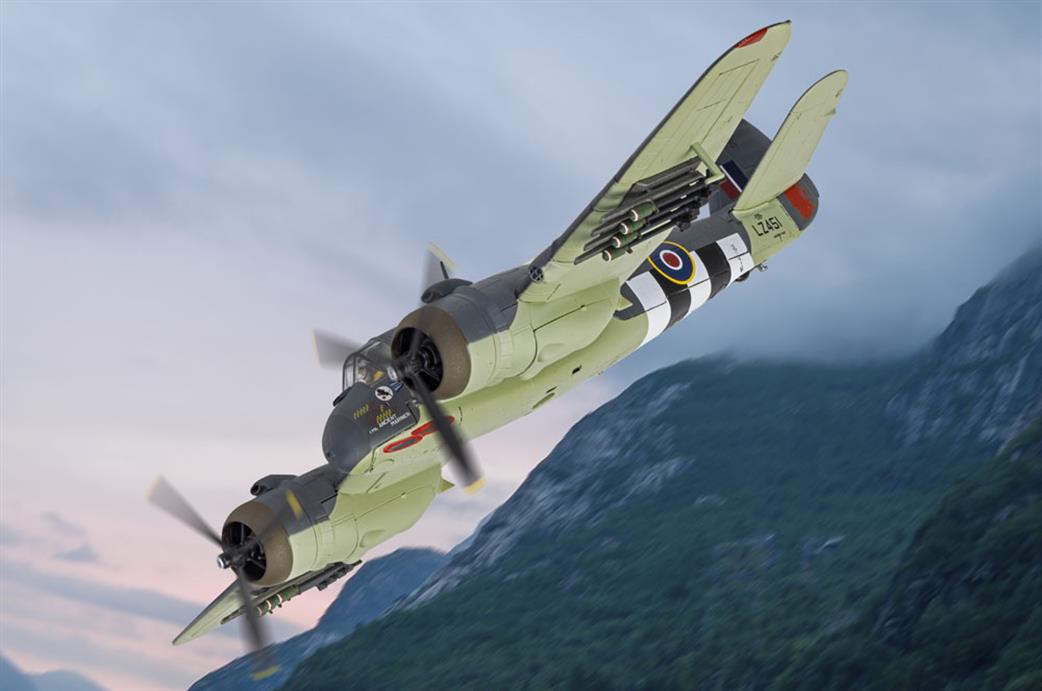 Corgi 1/72 AA28604 Bristol Beaufighter TF.X - LZ451 / EE-M  The Ancient Mariner