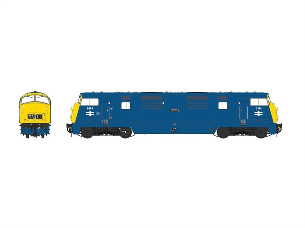 Heljan OO 4243 Class 42 Warship D868 Zephr BR Blue Full Yellows