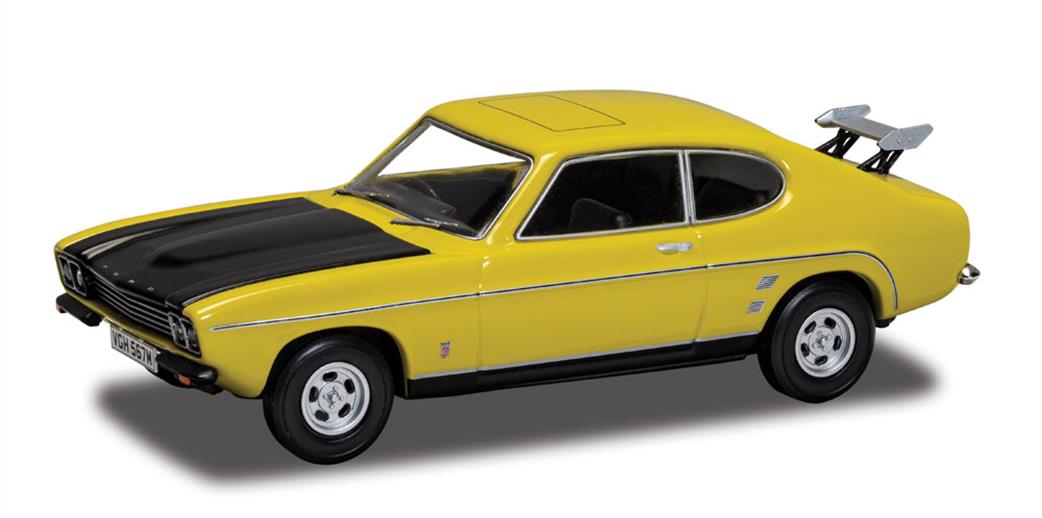 Corgi 1/43 VA13319 Vanguard Ford Capri MkI 3.0 GXL - Daytona Yellow Richard Hammond's The Smallest Cog