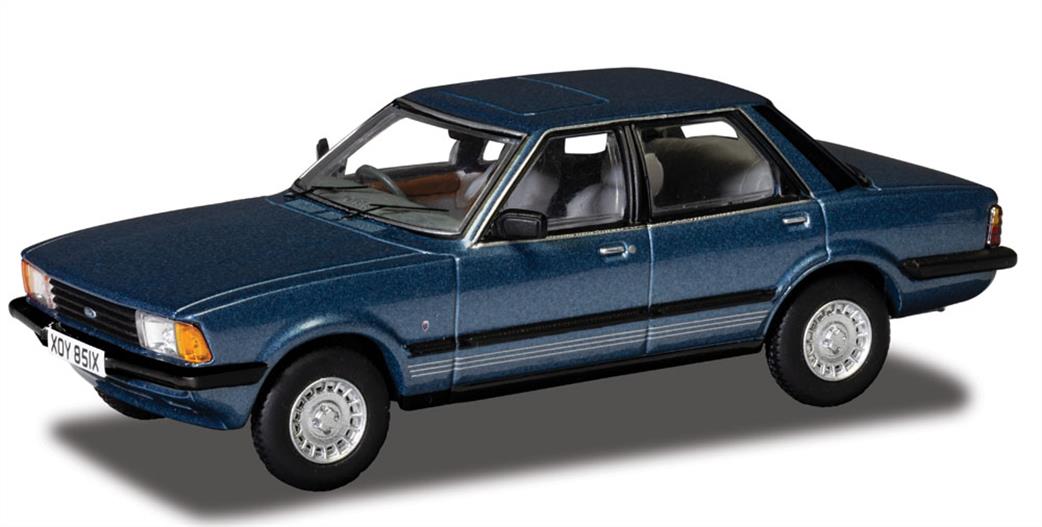 Corgi 1/43 VA15007 Ford Cortina Mk5 2.3 Ghia Titan Blue Diecast Car Model