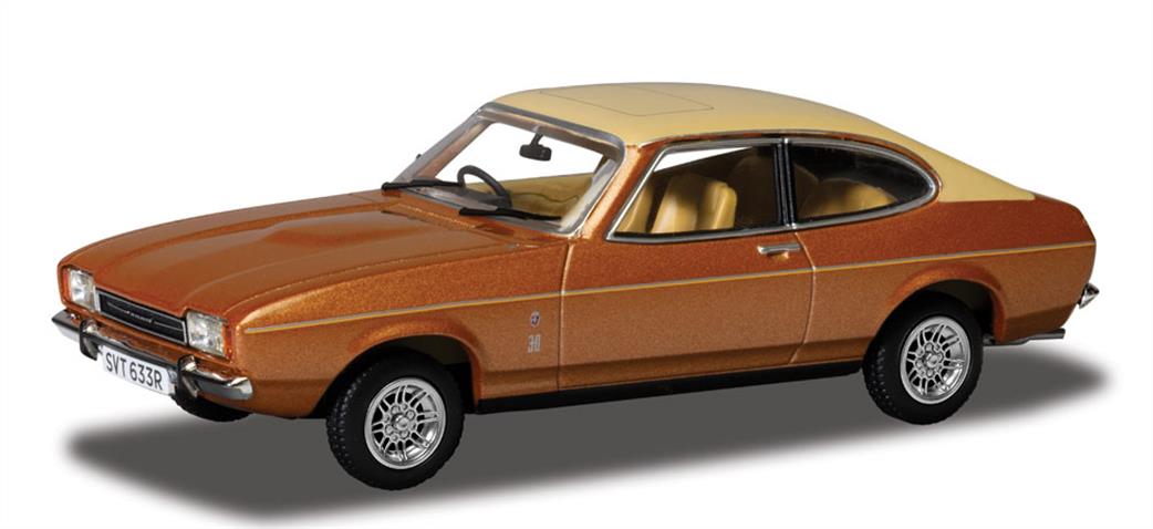 Corgi 1/43 VA15406 Ford Capri Mk2 3.0 Ghia Saturn Gold Diecast Car Model