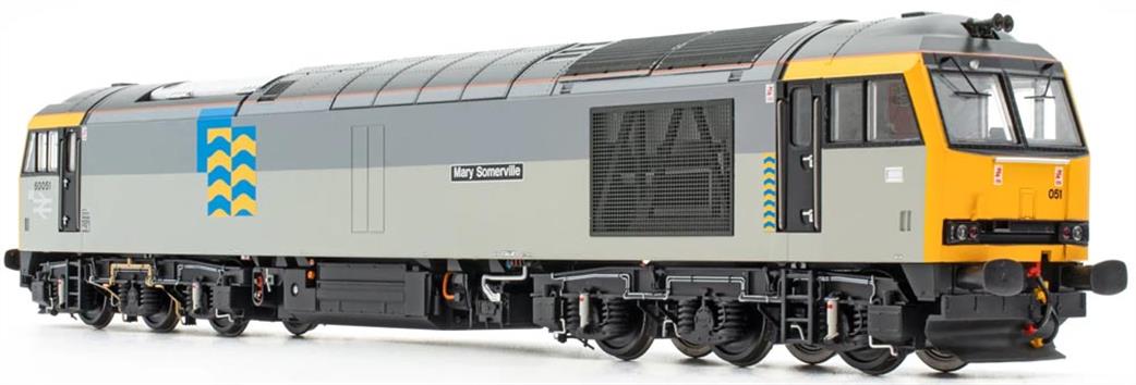 Accurascale OO ACC3120 60051 BR Class 60 Diesel Locomotive Railfreight Triple Grey Petroleum