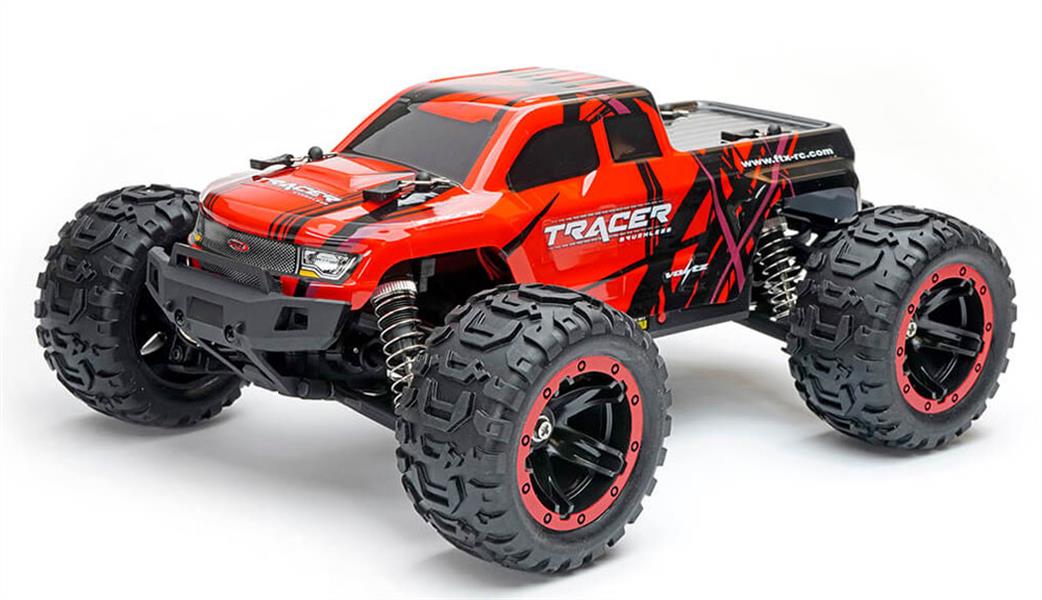 FTX 1/16 FTX5596R Tracer Brushless 4wd Monster Truck RTR Red