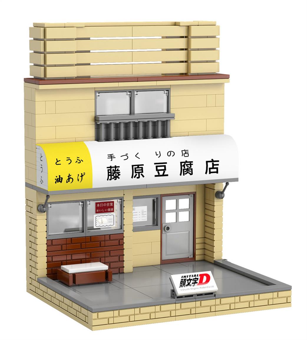 CaDa 1/20th C66033W Japanese Initial D Tofu Shop 414 pcs Block Model
