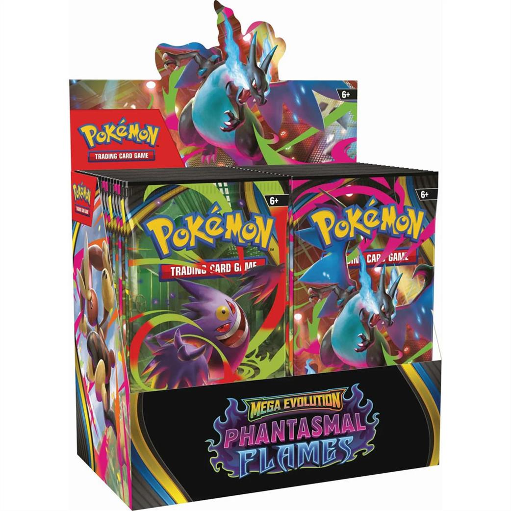 Nintendo  POK1010190119 Pokemon Mega Evolution Phantasmal Flames Booster Pack