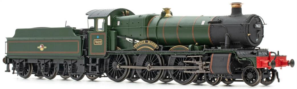 Accurascale OO ACC2706 BR 7822 Foxcote Manor Collett Manor Class 4-6-0 BR Lined Green Late Crest