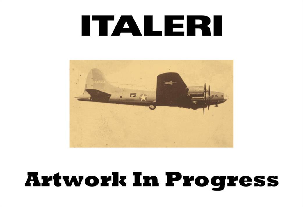 Italeri 1/72 1487 USAF B-17F Flying Fortress WW2 Bomber Kit