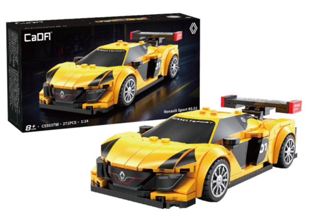 CaDa 1/24th C55037W Renault Sport RS.01 271 pcs piece Brick Model