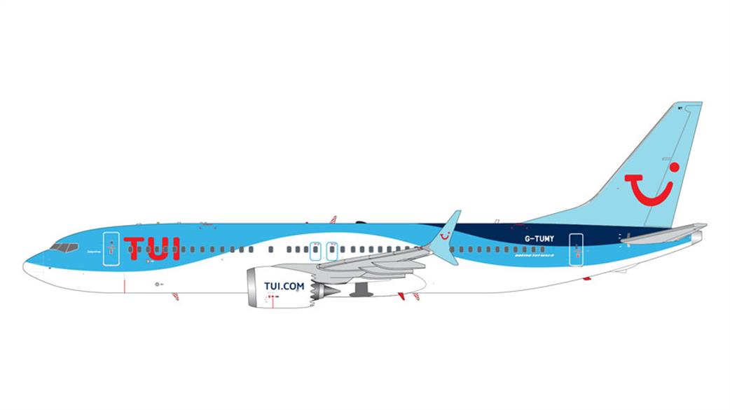 Gemini Jets 1/200 G2TOM1389 TUI Airways B737 MAX 8 G-TUMY  Diecast Aircraft model