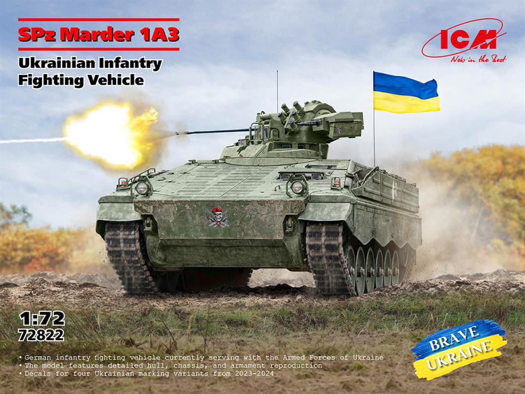ICM 1/72 72822 Spz Marder 1A3  Ukraine Infantry Kit