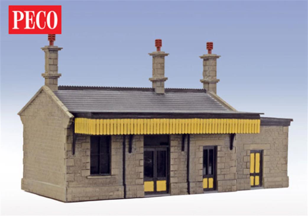 Peco OO9 LK-217 GWR Station West Bay Laser Cut Kit