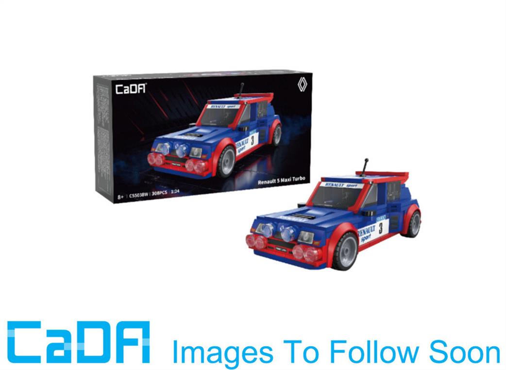 CaDa 1/24th C55038W Renault 5 Maxi Turbo 308 pcs piece Brick Model