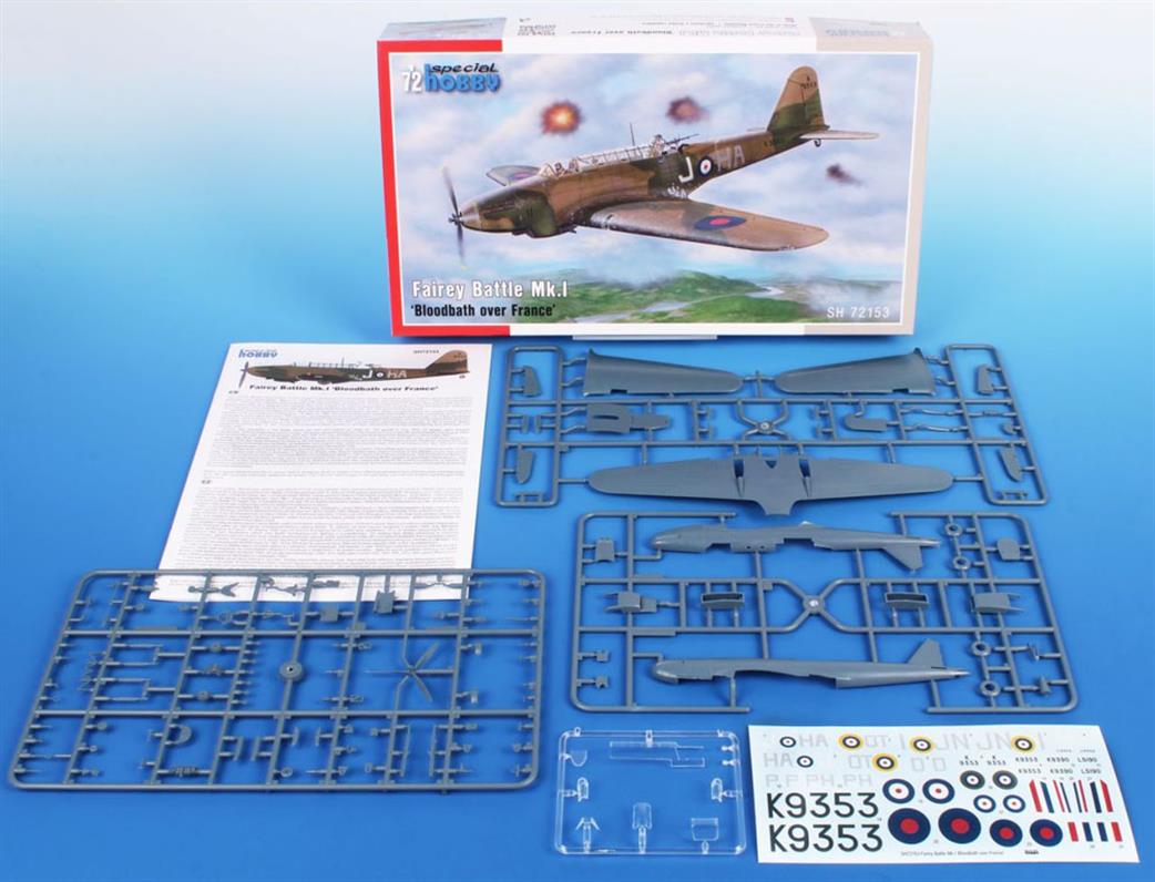 Special Hobby 1/72 72153 Fairey Battle Mk.I Bloodbath over France Kit