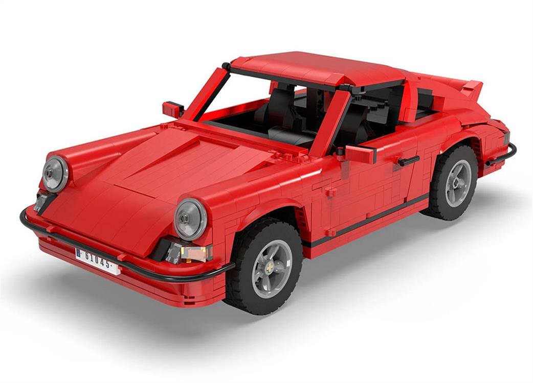 CaDa 1/10 C61045W Retro Racing Car 1429 Piece Block Model