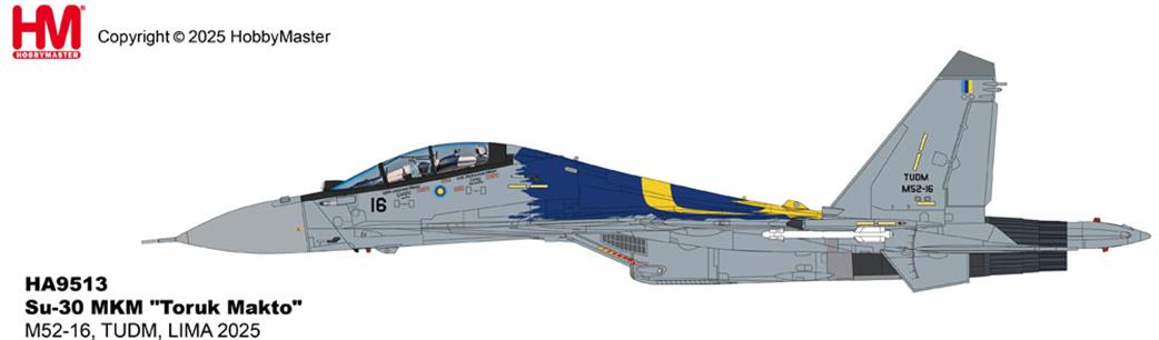 Hobby Master 1/72 HA9513 Su-30 MKM Torok Makto TUDM Lima 2025
