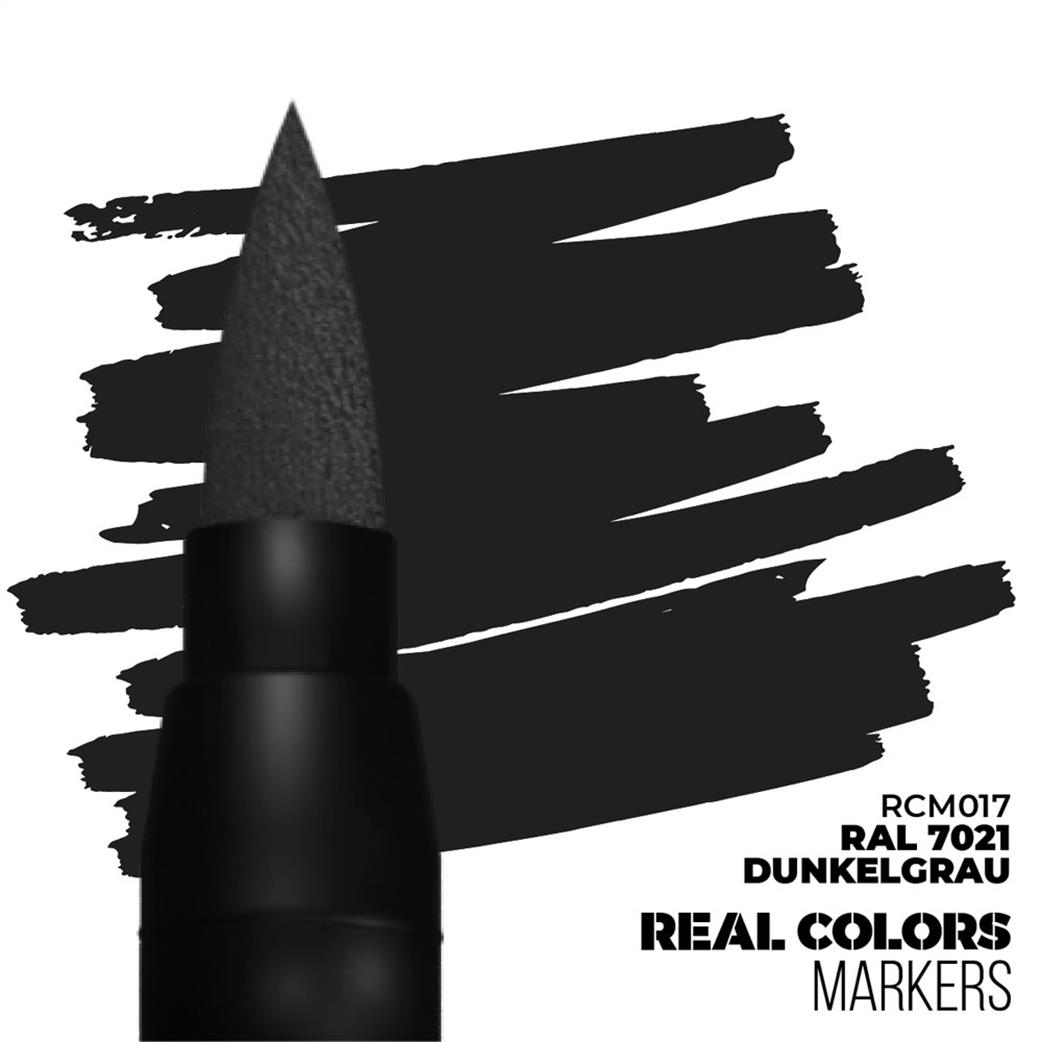 AK Interactive  RCM017 Real Color Marker Dunkelgrau Ral 7021