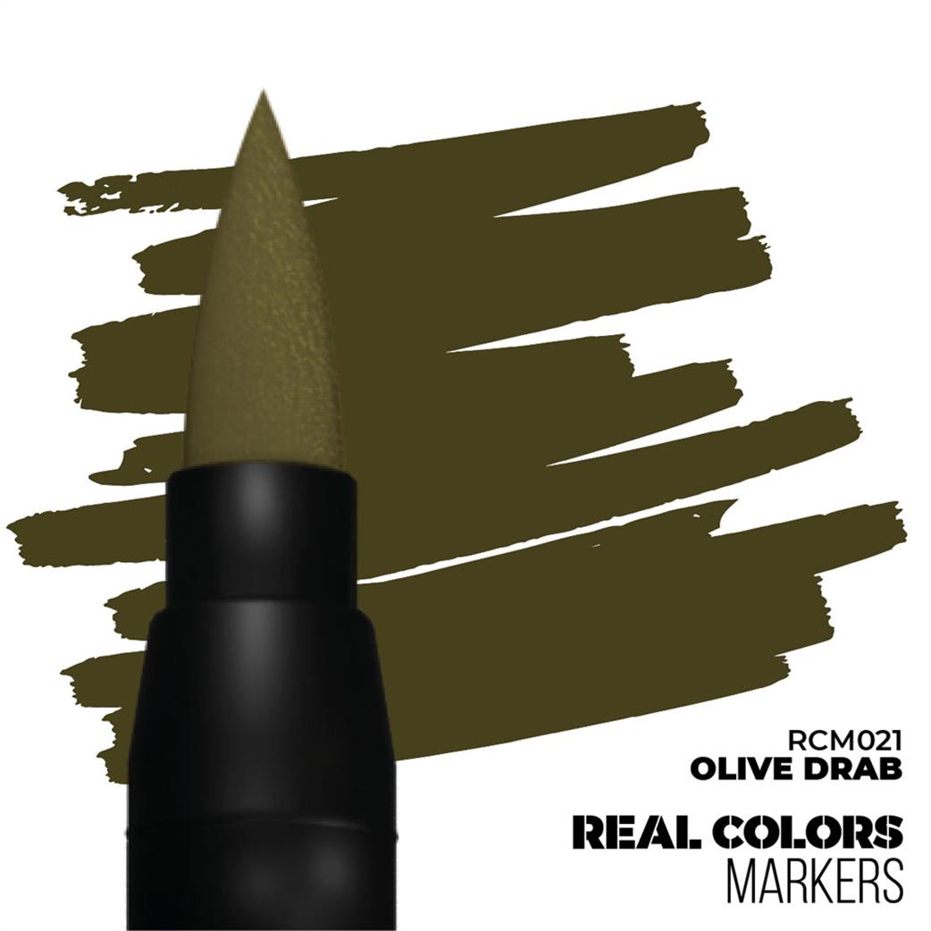 AK Interactive  RCM021 Real Color Marker Olive Drab