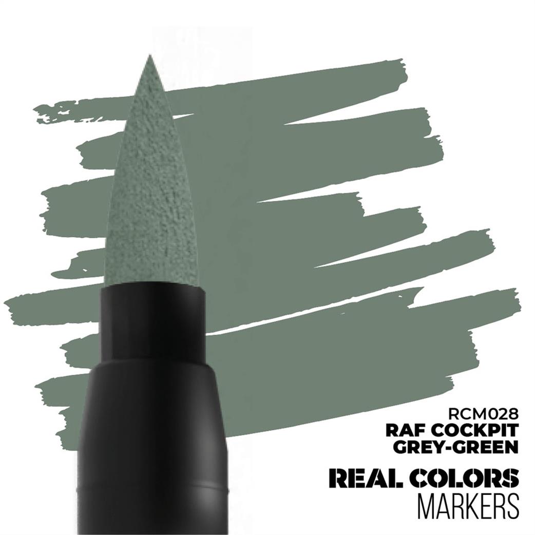 AK Interactive  RCM028 Real Color Marker RAF Cockpit Grey Green