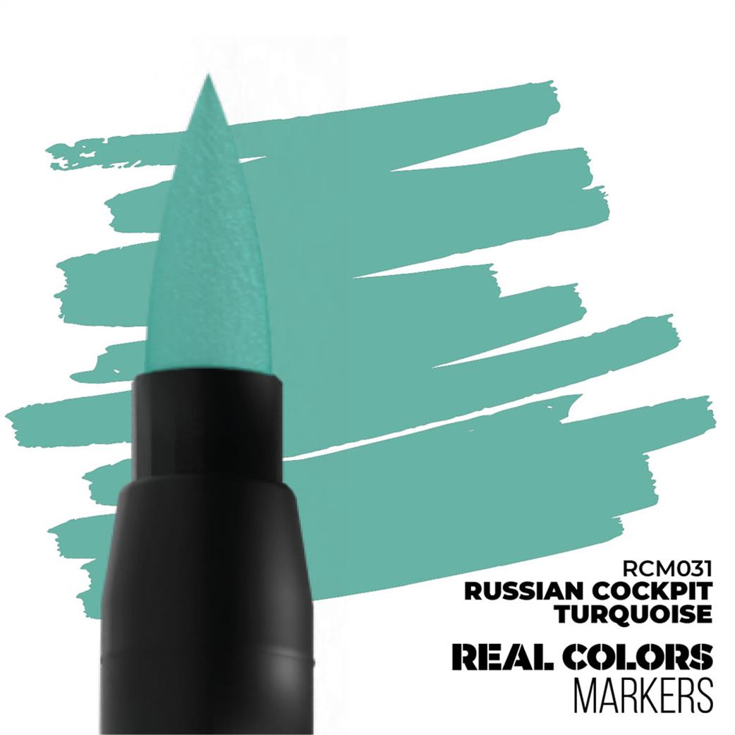 AK Interactive  RCM031 Real Color Marker Russian Cockpit Turquoise