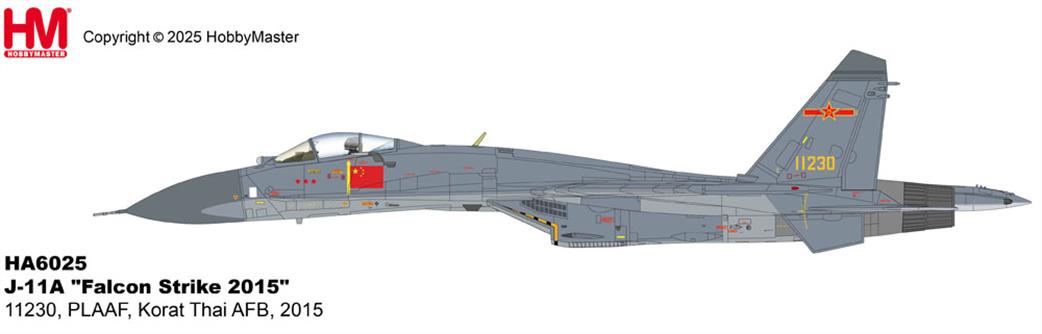 Hobby Master 1/72 HA6025 J-11BA Falcon Strike PLAAF Aircraft Model