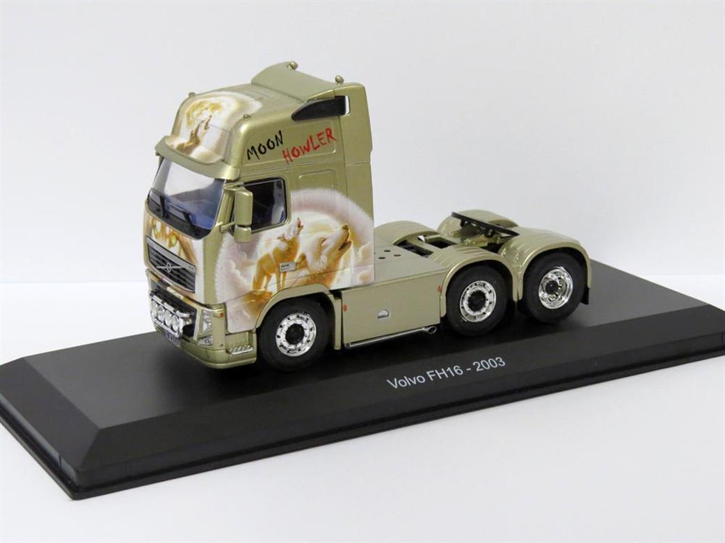 MAG 1/43 MAG PT05 Volvo FH16 2003 Moon Howler Gold/Wolf Diecast Model