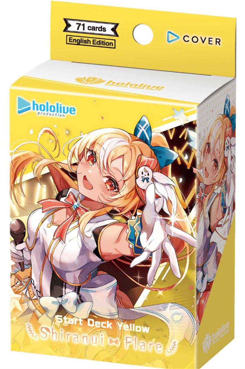 Bushiroad  HSD07 Hololive OCG Shiranui Flare Yellow Start Deck
