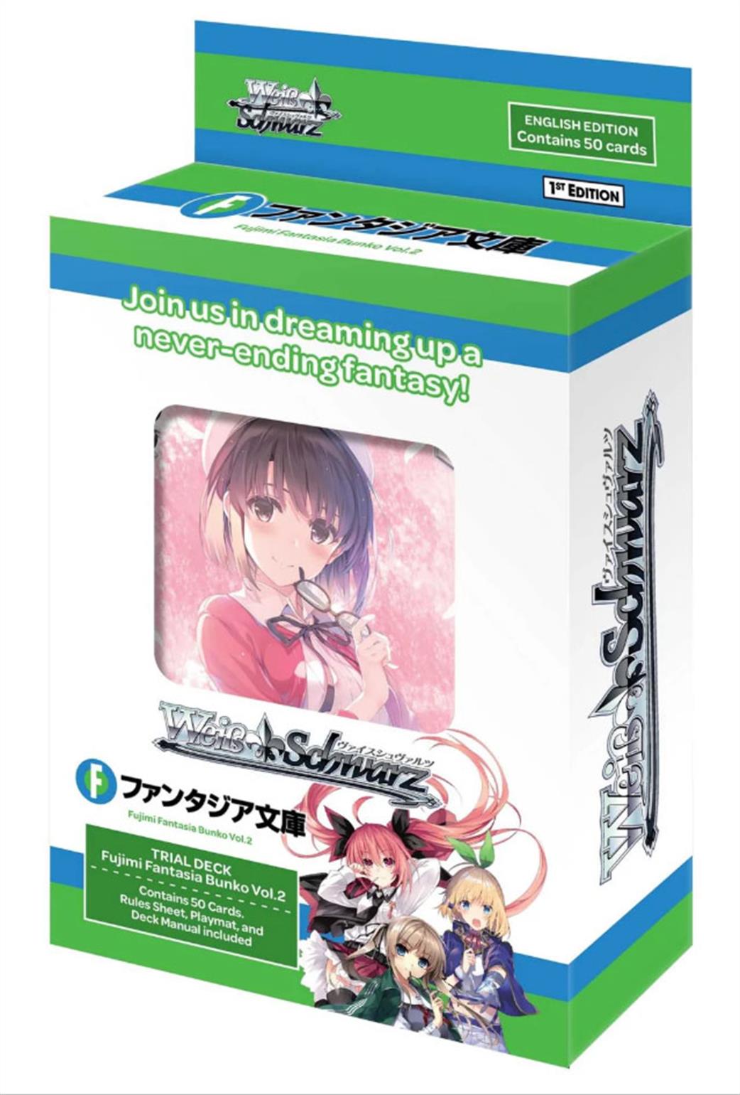 Bushiroad  WSEFXXW120TD Weiss Schwarz Fuijmi Fantasia Bunko Vol. 2 Trial Deck