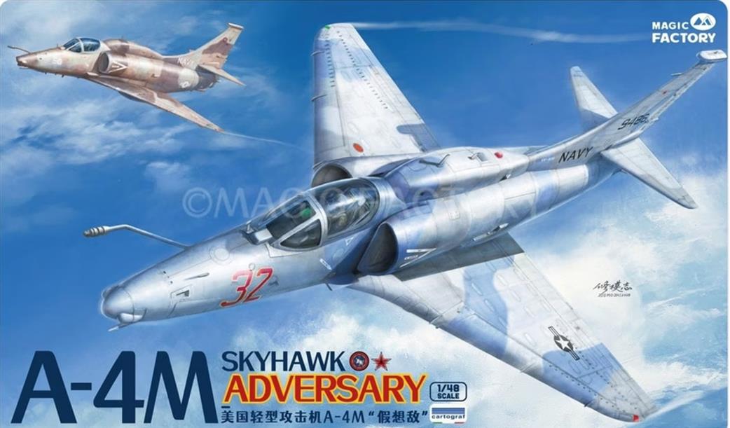 Magic Factory 1/48 5005 A-4M Skyhawk Adversary Aircraft Kit