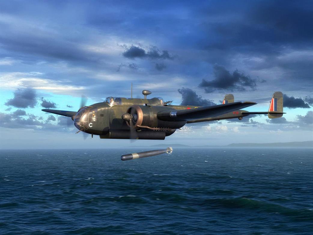 ICM 1/48 48353 HP.52 Hampden TB Mk1 WW2 British Torpedo Bomber Kit