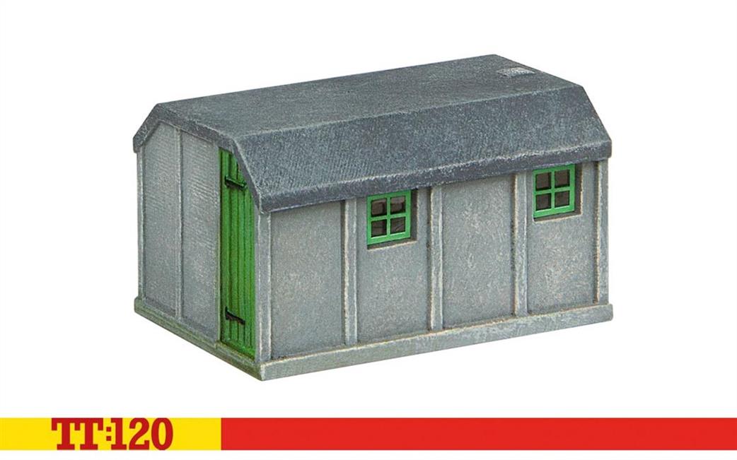 Hornby TT:120 TT9025 Concrete Platelayers Hut Ready Painted Resin Building