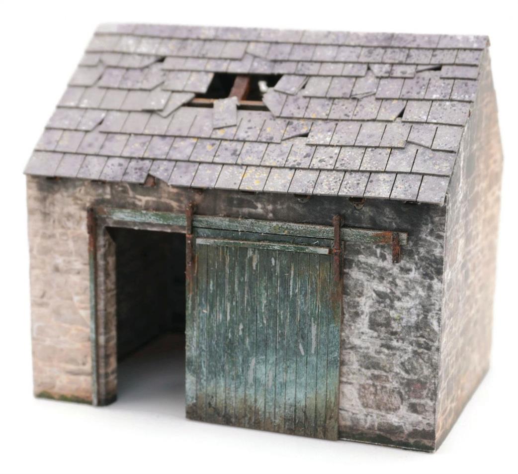 Scale Model Scenery 00 KX057 Derelict Barn Kit