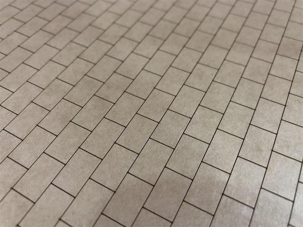 Scale Model Scenery 00 LX232 3ft x 2ft Paving Slabs