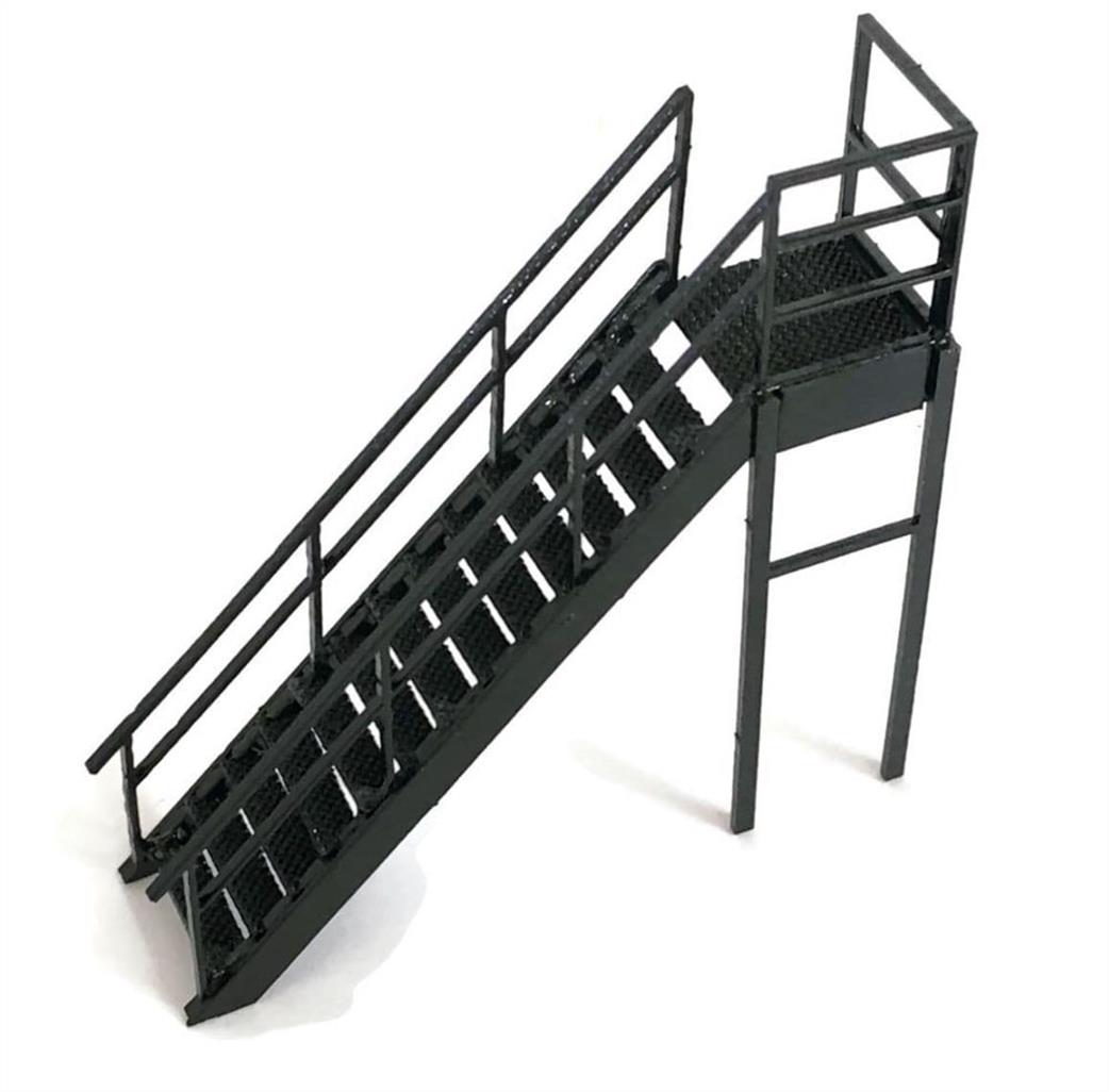 Scale Model Scenery 00 LX245 Steel Staircase / Fire Escape Kit
